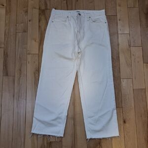 Hudson Jeans Women's Size 29 Remi Cropped Straight White Jeans